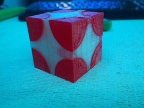 body centered cube bcc dualstrusion educational fun nerdy school shperes 3d print model - Mito3D