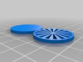 encoder wheel 16 customized 3d print model - Mito3D