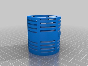 my customized pen holder container text thikness containers 3d print model - Mito3D