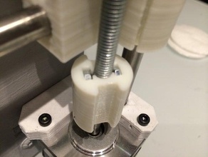 stepper motor coupler 5mm 6mm screw 3d printing 3d print model - Mito3D