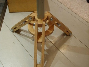 3 gambe stand altri cnc flat pdf di solidworks utile legno 3d print model - Mito3D