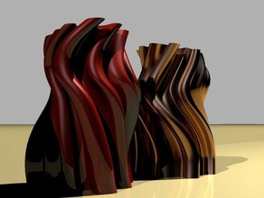 eine andere seltsame vase Dekor Stift-Halter 3d print model - Mito3D
