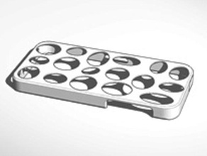 cerchi iphone 5c caso La stampa 3d circoli divertente iphone5 iphone5c il di 5 telefono 3d print model - Mito3D