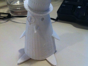 monsieur pingouin Kreaturen 3d tinkercad Spielzeug 3d print model - Mito3D