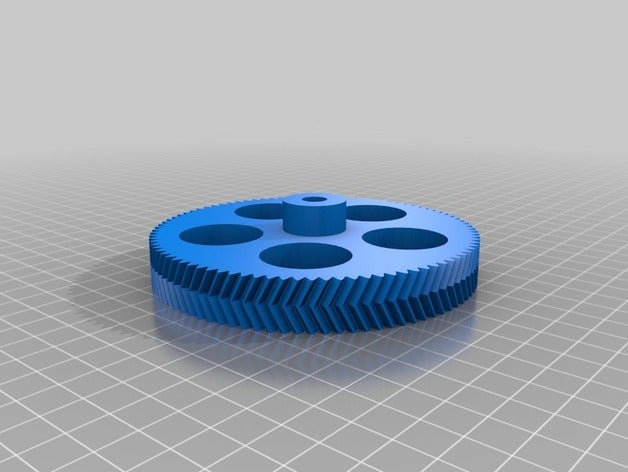 my customized parametric herringbone gear set stepper extruders 3d printer 3D print model - Mito3D