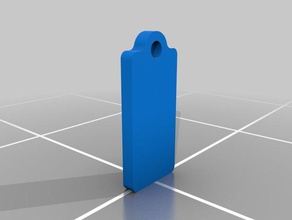 chave de cadeia engenharia 3d print model - Mito3D
