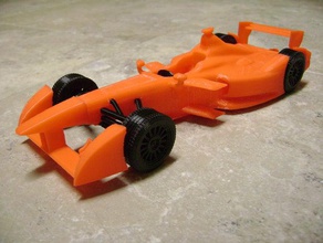 formule e de la voiture course des véhicules électrique 3d print model - Mito3D