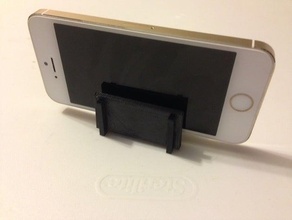 el iphone 5 5s selfie de pie la cámara montaje los auriculares iphone5 monte 3d print model - Mito3D