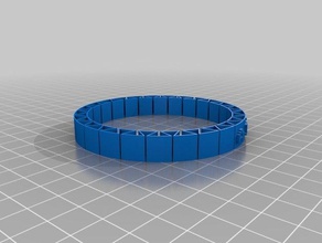 pulsera alicia flessibile bracciali su misura 3d print model - Mito3D