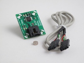 magnetic rotary encoder v21 other electronics module part pcb robot eagle quadrature useful 3d print model - Mito3D