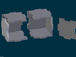 ice blocks kitchen & dining iceboxchallenge icebox challenge 3d print model - Mito3D