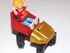 knex roller coaster koltuk playmobil çocuklar mekanik oyuncaklar 3d print model - Mito3D