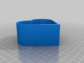 caixa coração-caja coraz n recipientes a caja presente coração regalo 3d print model - Mito3D