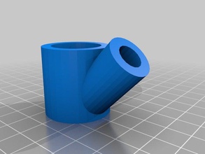 casa torneira de água para a fonte banho personalizado 3d print model - Mito3D