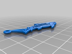 mariah shark engineering keychain holder key chain 3d print model - Mito3D