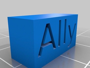 ally 3d print model - Mito3D