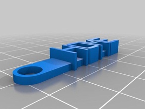 lettre casa organización personalizado 3d print model - Mito3D