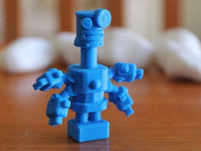 pouco floyd suporte brinquedo & acessórios para jogos robôs fábrica de sci fi gratuito thinkerthing pensador coisa 3d print model - Mito3D