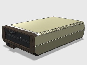 atari 1050 lecteur de disquette ordinateur 8-bits Des années 80 rétro 3d print model - Mito3D