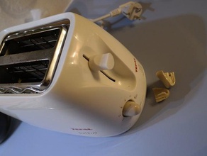 toaster-Ersatz-regler Ersatz-Teile - Knopf Ersatz tefal toaster 3d print model - Mito3D