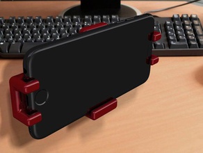 iphone 6 7 montagem ram-mount adaptador telefone celular 3d print model - Mito3D