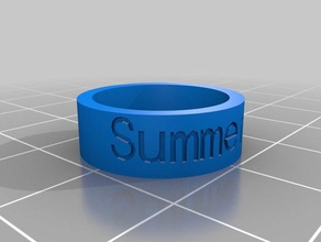 try again rings customized 3d print model - Mito3D