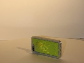 iphone 5 bumer + plate avp design accessories alien bumper cool crazy case ninjaflex predator 3d print model - Mito3D