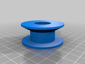 openscad idler pulley other parametric reprap 3d print model - Mito3D