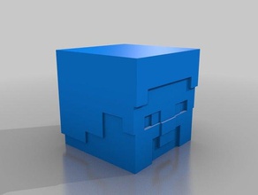 steve cabeça jogos minecraft 3d print model - Mito3D