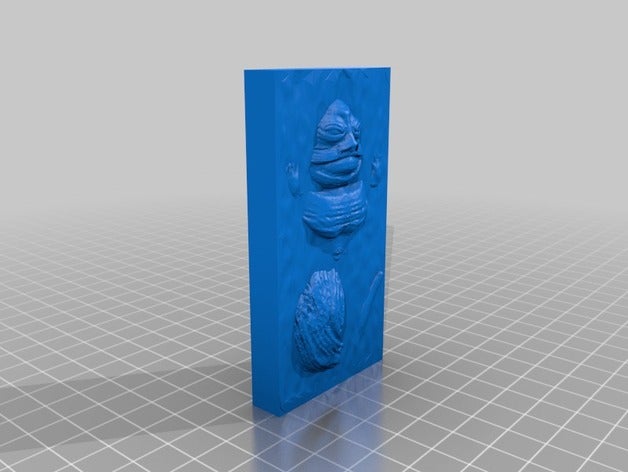 jabba hutt congelado carbonita criaturas 3D print model - Mito3D