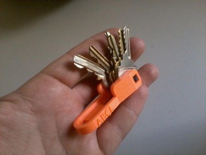 suporte chave casa keychains 3d print model - Mito3D