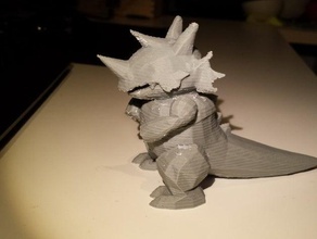 112 rhydon toy & game accessories pokemon 3d print model - Mito3D