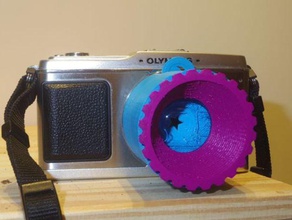 diy micro 4 3 lens v21 duo design camera bokeh lomo 43 four thirds mirrorless olympus panasonic 3d print model - Mito3D