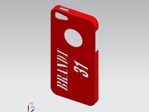 brandt caso de iphone 5 3d la impresora partes nascar 3d print model - Mito3D