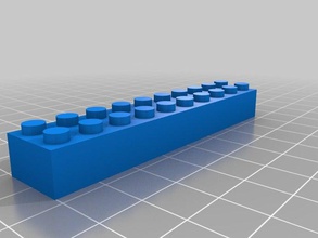 my customized lego brick construction toys 3d print model - Mito3D