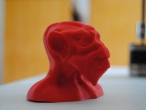 alien bust creatures 3d head model sculptris 3d print model - Mito3D