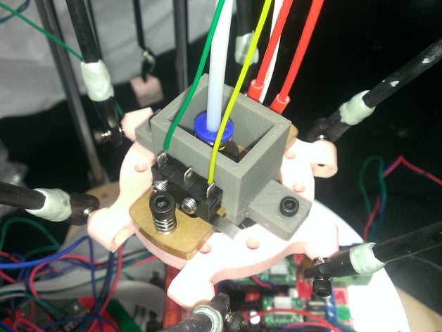 z min endstop mount rostock 3d printer parts autobedleveling mini probe 3D print model - Mito3D