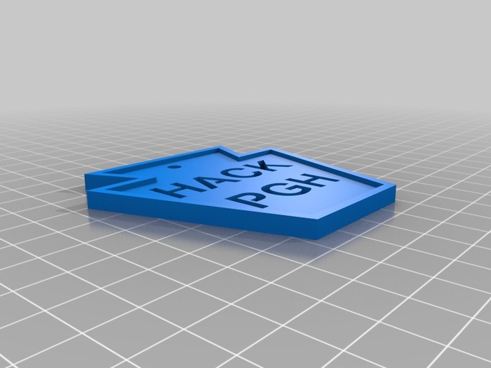 hackpgh pimp medalion coins badges hackerspace 3D print model - Mito3D