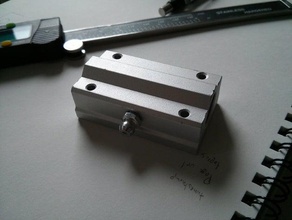 adafruit large linear bearing sc8luu diy cnc model sketchup 3d print model - Mito3D