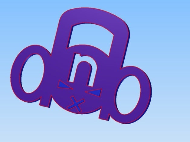 dnb logotipo sinais e logotipos 3D print model - Mito3D