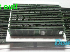 banca di memoria archiviazione schede simm edoram sdram ddr 2 3 so-dimm a computer ddr2 ddr3 3d print model - Mito3D