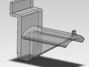 slatwall support de bobine 3d l'imprimante accessoires L'imprimante filament 3d print model - Mito3D