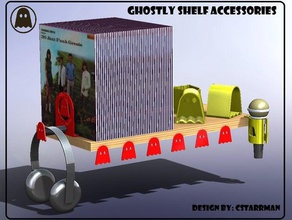 ghostly shelf accessory kit decor ghostlyvinyl thingiverse 3d print model - Mito3D