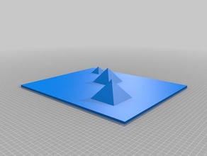 great pyramids giza - scale sculptures egypt egyptian 3d print model - Mito3D