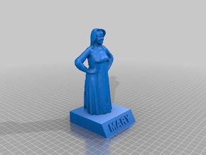 voc 3d - mary angela printing 3d print model - Mito3D