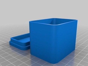 meu personalizados arredondado caixa recipientes personalizado 3d print model - Mito3D