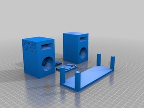 dj öğeleri sahne model hoparlörler 3d print model - Mito3D