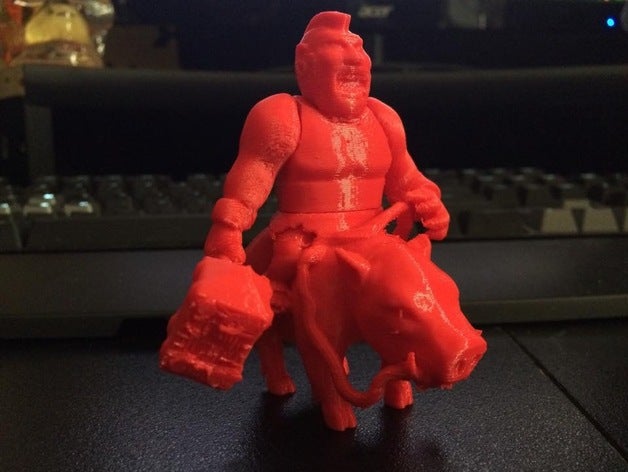 hog jinete juegos y juguetes el choque de clanes coc 3D print model - Mito3D