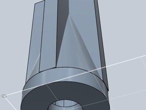 rocket tail fins engineering 3d print model - Mito3D