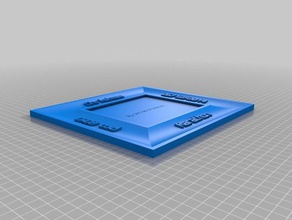 plate decor customized 3d print model - Mito3D